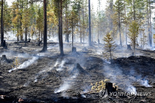 스웨덴, 폭탄 투하해 '최악 산불' 진화 나서 