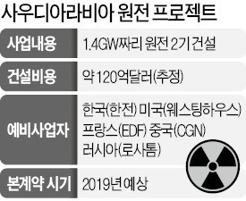 '사우디 원전' 예상 깨고 5國 모두 후보… "한국, 수주 낙관 못해"