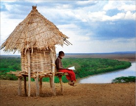 [사진이 있는 아침] 에티오피아 소년이 마음 속에 짓는 집