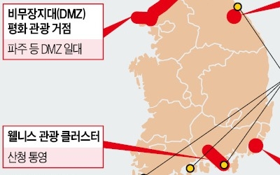 통영-웰니스, 부산-마리나, DMZ-평화… 지역관광 거점으로