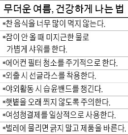 하루 2L 물 마시기, 미지근한 물 샤워… 水水한 여름나기