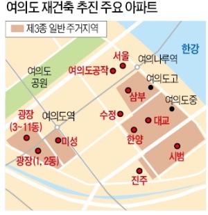 여의도 전체 상업지역으로 '종상향'… 학교 옮겨 '수변 스카이라인' 조성