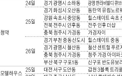 여름 휴가철 맞아 분양시장 한산