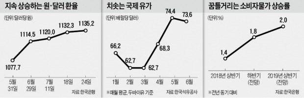 高유가·高환율·폭염에… 끓어오르는 물가