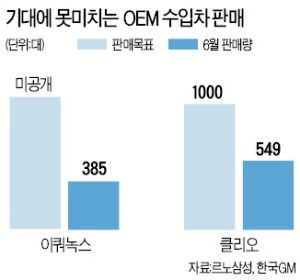 'OEM 수입차' 판매 신통치 않네