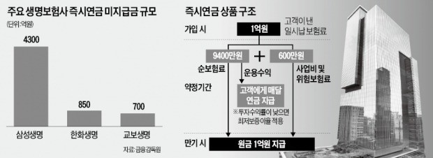 "금감원 결정 수용 못해… 즉시연금 약관 문제 있는지 법원 판단 받겠다"