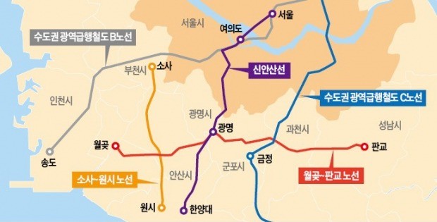 신안산선·월판선·GTX 줄줄이 예고… 수도권 서남부 '교통혁명' 시작