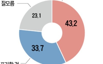 "北 핵 포기 안할 것" 43%… "비핵화 조치가 우선" 63%