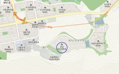 [얼마집] 수서역 개발 기대 숲세권, 수서 '강남데시앙포레'