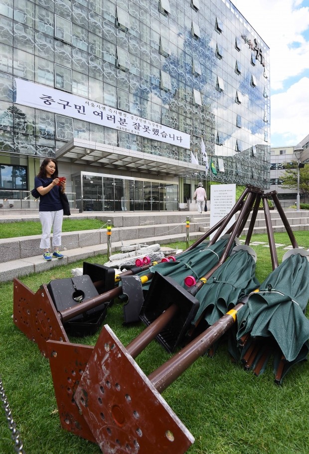 중구청, "늑장행정 눈치행정 반성합니다"