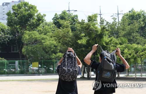 35도 가마솥 더위 충북 12개 중고교 단축수업