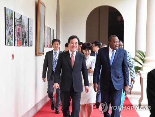 이 총리, 케냐 대통령에 "한국기업 사업참여 지원해달라"