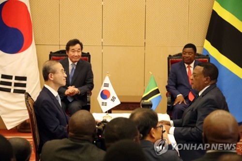 이총리, 탄자니아 투자 요청에 "한국기업 미수금 해결을"