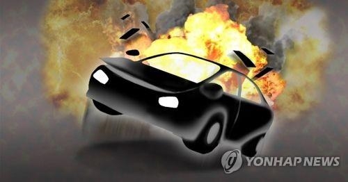 서울외곽순환고속도로서 BMW 520d 불…올해 5번째