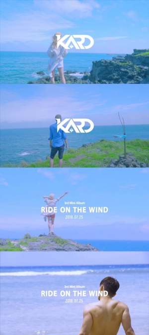 KARD, 새 음반 &#39;RIDE ON THE WIND&#39; 멤버별 예고 영상 공개