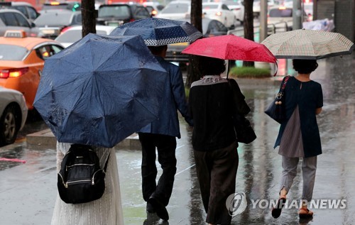 전국 다시 장맛비…낮 최고 20∼29도·일부 지역 강풍