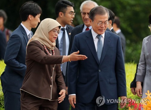 문 대통령 "北 대미비난 있을수있는 전략… 상응조치 않는데 불평"