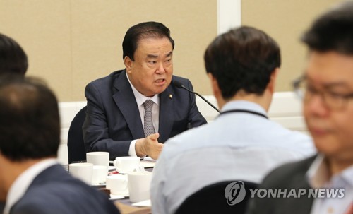 문희상 "선거제 재편없는 개헌 무의미… 득표수 비례원칙이 민의"