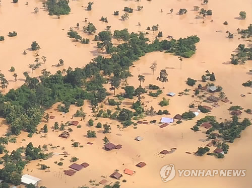 수백명 실종 라오스 댐사고 구조·구호지원 본격 시동