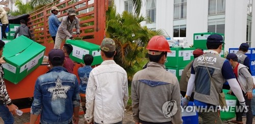 "주립병원도 이재민 거주처"…한국의료팀, 라오스서 본격 활동