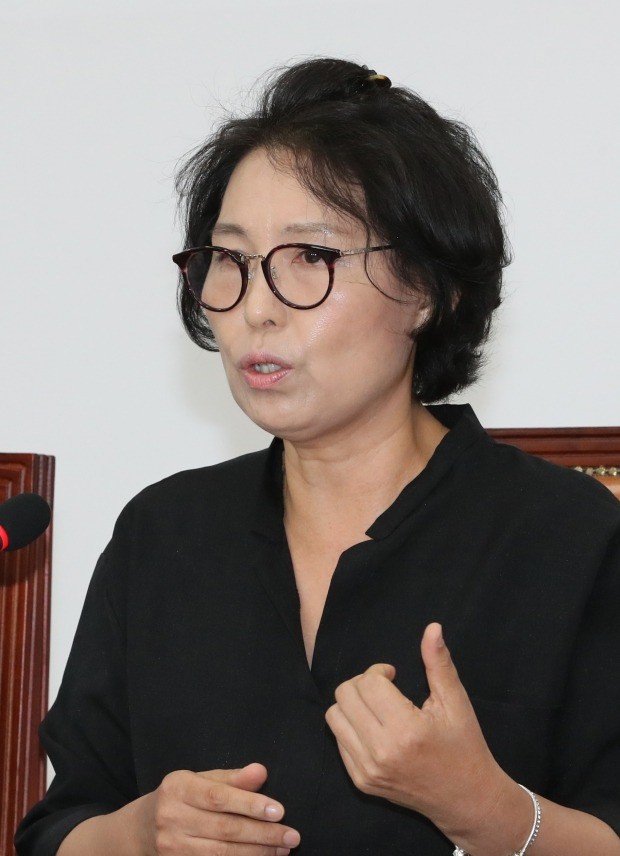 막말사건 입장 밝히는 이재명 후보 형수 박인복씨 (사진=연합뉴스)