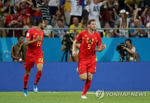 [월드컵] 브라질서 한국 울린 페르통언, '행운의 헤딩골'로 일본 울렸다