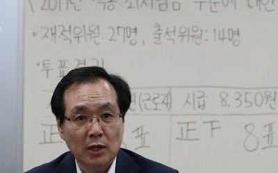 류장수 "내년 최저임금, 고용사정 좋지 않은 것 반영했다"