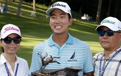 PGA 투어 우승 마이클 김, 세계 랭킹 215위로 258계단 상승