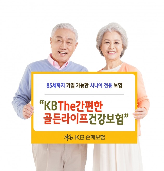 KB손해보험, 85세까지 가입 가능한 시니어 건강보험 출시 