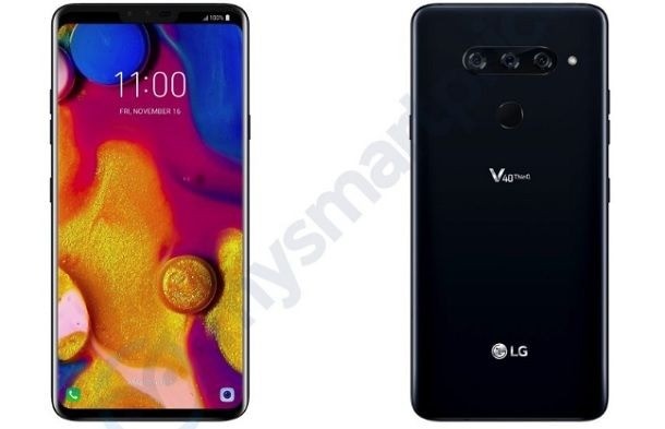 LG V40 씽큐 유출 이미지.