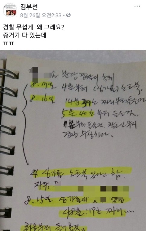 김부선 페이스북