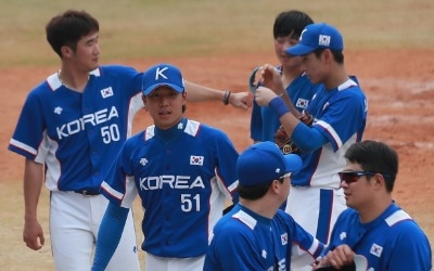 [아시안게임 야구] 한국 VS 일본 대격돌 패배시 금메달 '물거품'