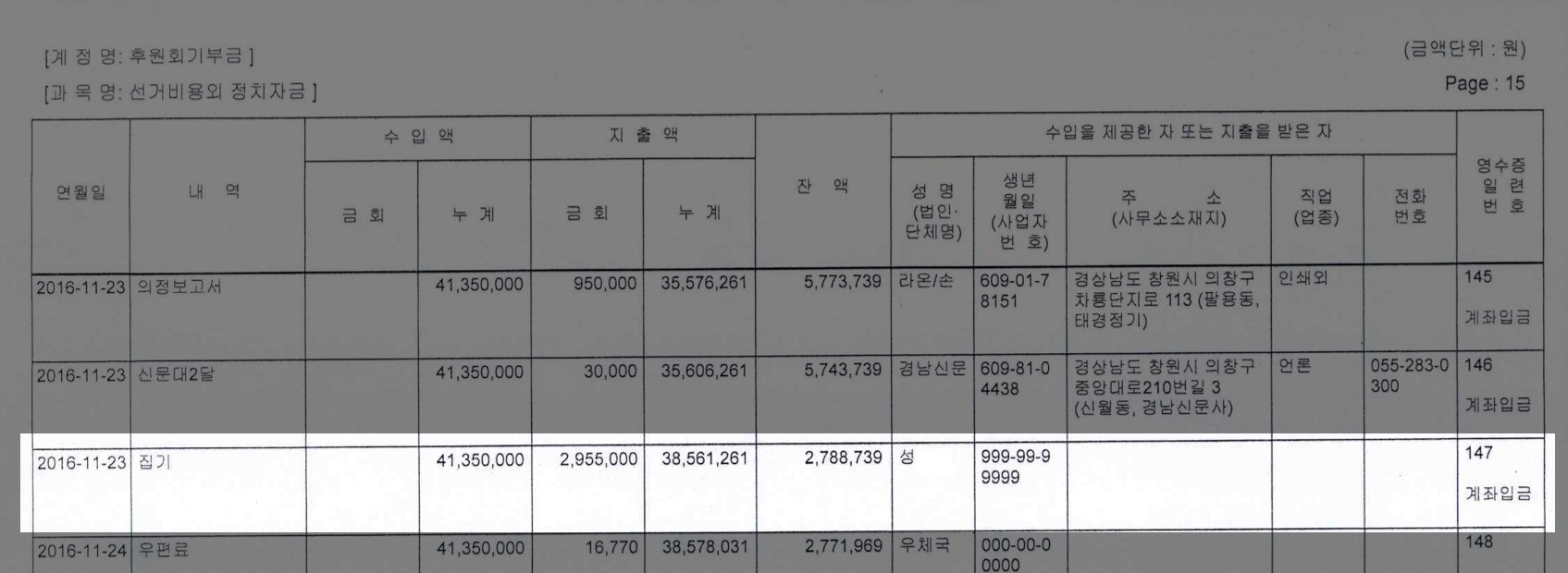 [#국회데이터랩] 식당 주유? 익명 계좌?…정치자금법 '3개월의 마법'