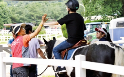 마사회의 사회공헌 활동… 말과 교감하는 '힐링·재활 승마' 늘린다