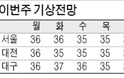 태풍 야기마저 '한반도 패싱'… 이번주 내내 찜통더위 계속