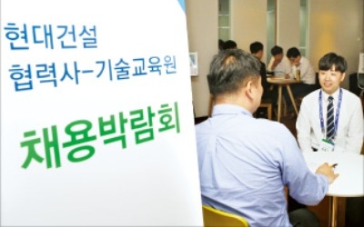 현대건설, 업계 첫 '협력사 채용박람회'