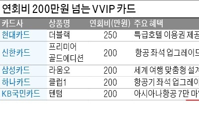 항공권 좌석 업그레이드·명품 구매대행… 한 번만 써도 비싼 연회비 뽑고도 남네~