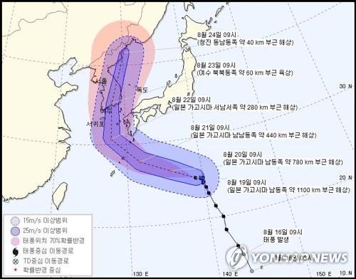 '루사'와 비슷한 진로… 강원도, 태풍 '솔릭' 비상체제 가동