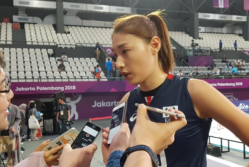 [아시안게임] 배구 김연경 "중국은 모든 선수가 주팅급"