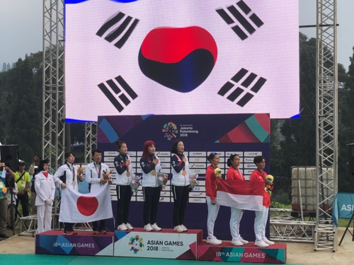 -아시안게임- 한국 패러글라이딩, 크로스컨트리 女단체전 금메달