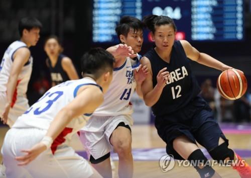 -아시안게임- 여자농구 단일팀, 대만 꺾고 결승진출… 중국과 격돌