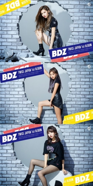 트와이스 사나X지효X미나, 시선고정 카리스마…&#39;BDZ&#39; 티저 이미지 공개