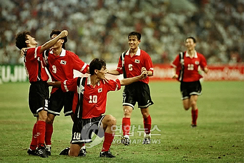 [아시안게임] 한국 축구, 국제무대 한일 결승전서 4승3무3패 '박빙'