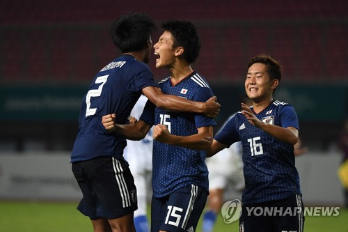 -아시안게임- 일본축구, UAE에 1-0 승리…한국과 결승서 '금빛 대결'