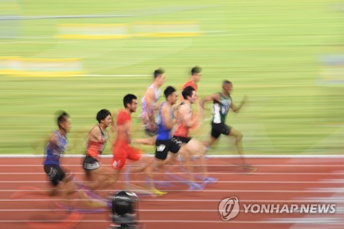 [아시안게임] 김병준, 한국 남자 110ｍ 허들 5위…13초57