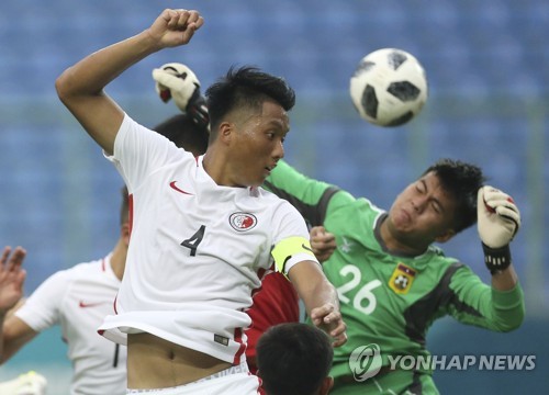 [아시안게임] 남자축구 첫 경기로 열전 시작…홍콩, 라오스에 승리