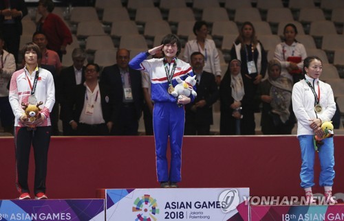 [아시안게임] 북한 여자레슬링, 전국서 인재 발굴… 현직 여군이 금메달 획득