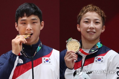 [아시안게임] '리우의 눈물' 닦은 한국 유도…개인전서 金 4개 수확