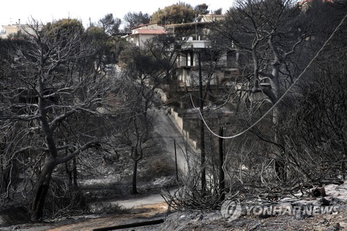 정부, 산불피해 그리스에 30만 달러 규모 인도적 지원