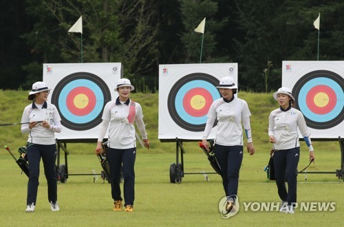 -아시안게임- 최강 양궁, 첫날부터 기선제압… 여자 예선 1∼3위 석권